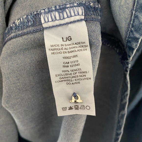 Dynamite | Denim Chambray Pullover Shirt - Picture 7 of 7